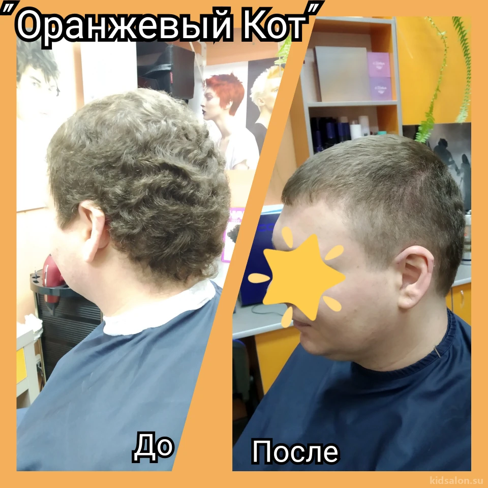 Парикмахерская Оранжевый Кот - Адрес, телефон, время работы на Kidsalon.su